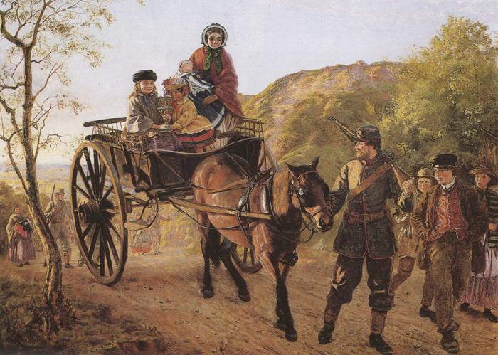 Frederick bacon barwell The Hero of the Day (mk37) Germany oil painting art